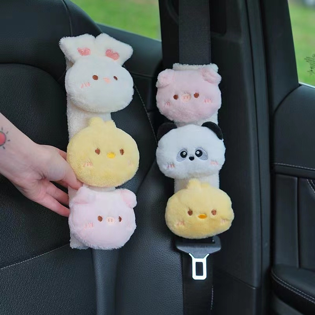 Animals Seatbelt Car Plush Trim Suppliers Wholesale