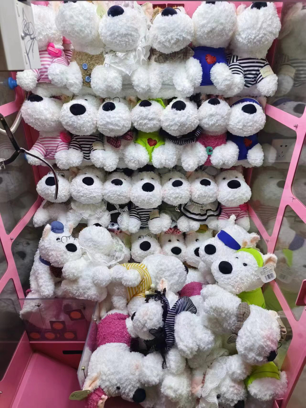 Dogs in Cute Suits 9 Inch Claw Machine Plush Toys Wholesale