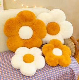 Imitation Rabbit Fur Flower Cartoon Seat Cushion Suppliers Wholesale 