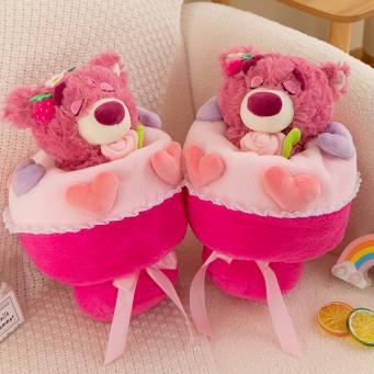 Pink Bear Bouquet Gift Dolls Suppliers Wholesale