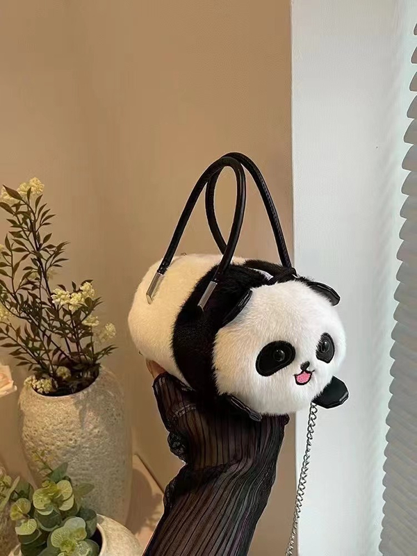 Panda Plush Hand Bag Suppliers Wholesale 