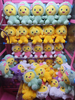 Colorful Dressed Up Yellow Bean 9 Inch Claw Machine Plush Toys Wholesale