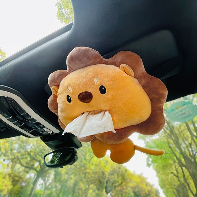 Lion Car Tissue Plush Box Suppliers Wholesale