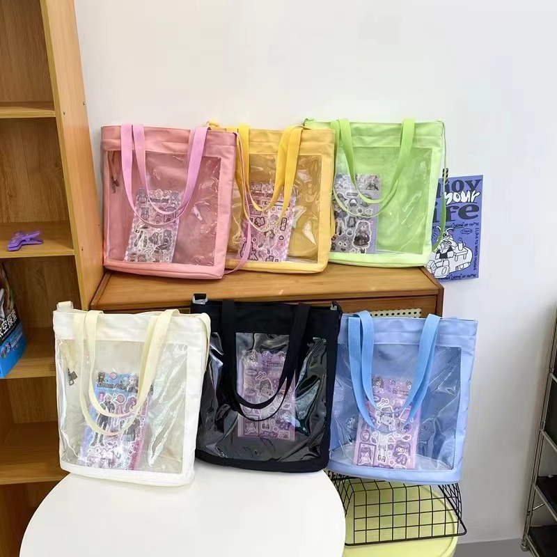 Transparent Bag Canvas Shoulder Bag Suppliers Wholesale 