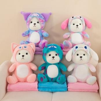 Colorful Bear Cartoon Blanket Suppliers Wholesale